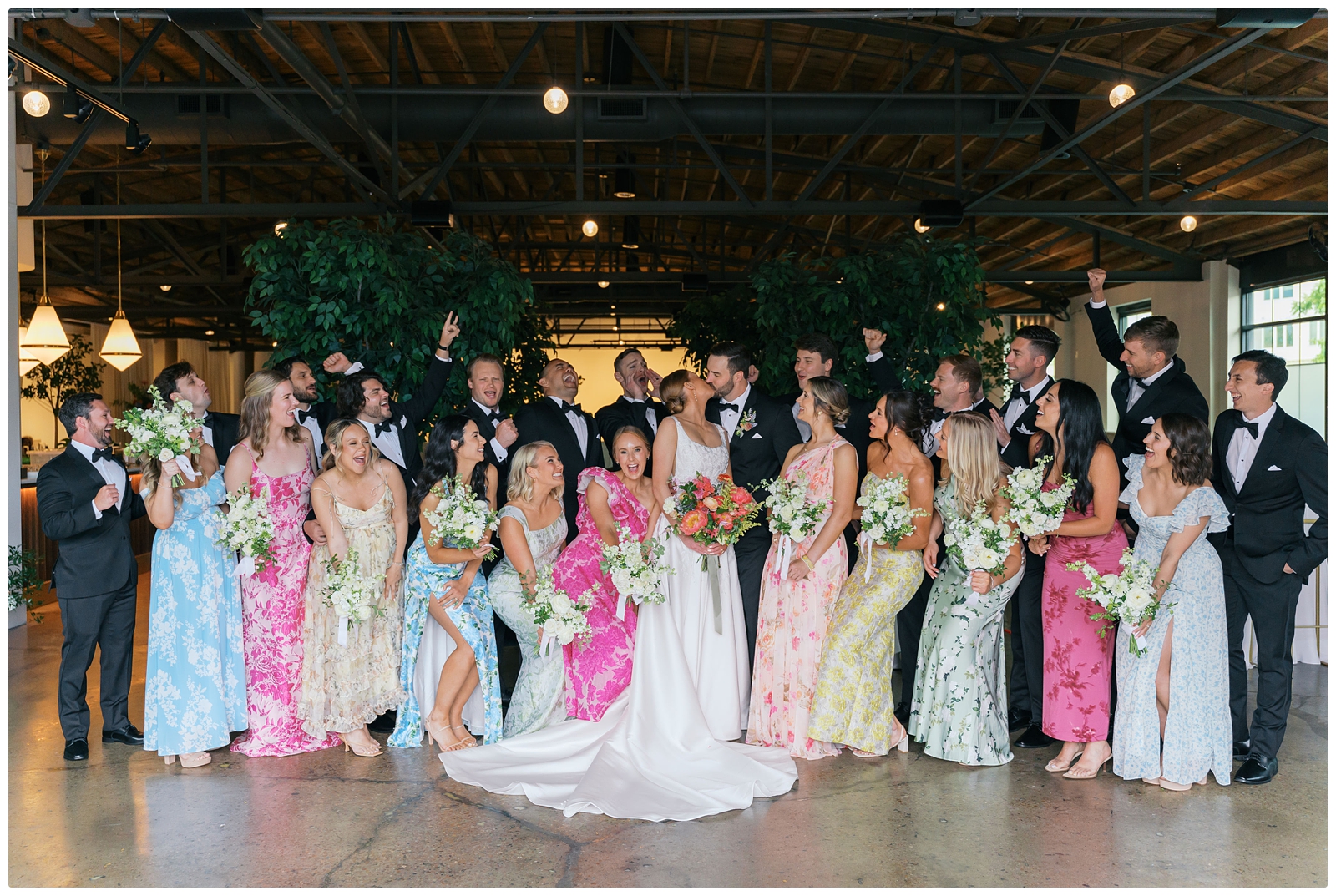 Saint Elle Nashville wedding party photo