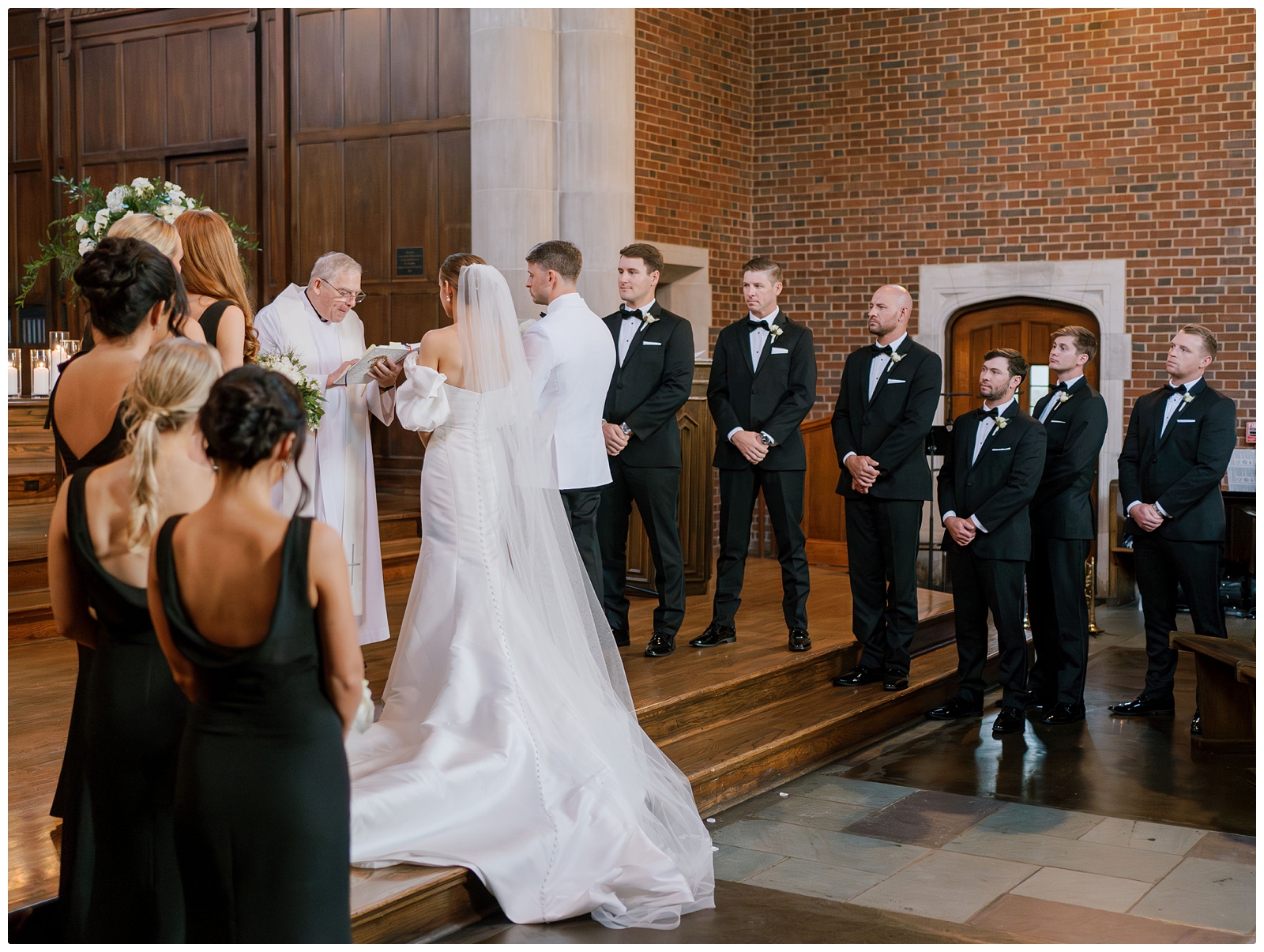 Scarritt bennett chapel wedding ceremony