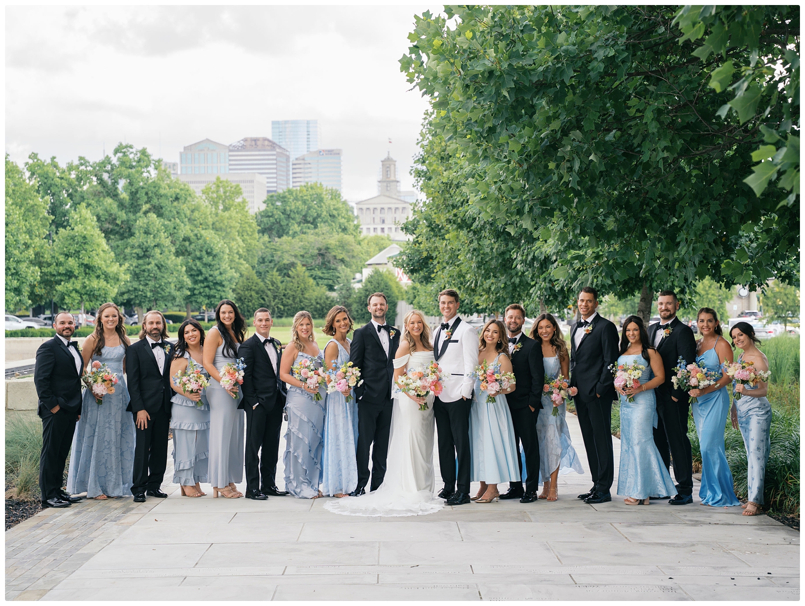 Tennessee State Museum wedding party photo